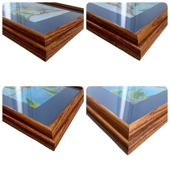 Original Drawing Warbler Framed Matted Bird Colored Pencil 16 x 13 Signed Koehle - Picture 6 of 6